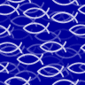 Animated Ichthys (fish) Background (Blue)