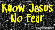 Know Jesus No Fear (Black)