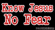 Know Jesus No Fear (Red)