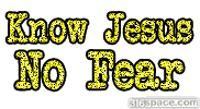 Know Jesus No Fear (Gold)