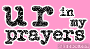 You are in my Prayers (Pink)