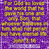 John 3:16 Glitter Icon (Purple)