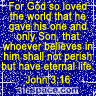 John 3:16 Glitter Icon (Blue)