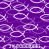 Ichthys (Christian fish symbol) Icon (Purple)