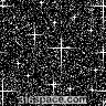 Glitter Cross Icon (Black)